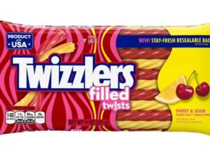 ממתק בטעם דובדבן והדרים - <span class='eng'>TWIZZLERS TWISTS</span>