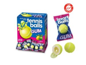 מסטיק כדור טניס במילוי לימון וליים - <span class='eng'>FINI TENNIS BALLS</span>