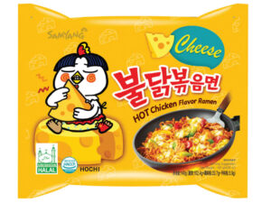 נודלס ראמן עוף וגבינה בשקית צהוב  - <span class='eng'>SAMYANG CHEESE </span>