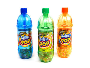 סוכריה על מקל בקבוק עם סוכריות קטנות לטבילה  - <span class='eng'>JohnyBee</span>