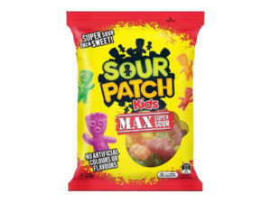 סוכריות גומי חמוצות במקסימום קידס בשקית גדולה  - <span class='eng'>KIDS SOUR PATCH MAX SUPER SOUR</span>