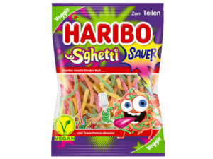 סוכריות גומי ספגטי במיקס טעמים חמוץ  - <span class='eng'>HARIBO S'GHETTI SOUR</span>