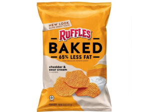 ראפלס אפוי בטעם צ'דר שמנת  - <span class='eng'>RUFFLES BAKED</span>