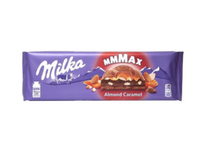שוקולד חלב גדול שקדים וקרמל - <span class='eng'>MILKA MAX ALMONDS & CARAMEL</span>