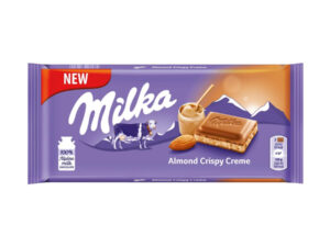 שוקולד שקדים וקרם קראנצ'י - <span class='eng'>MILKA</span>