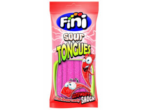 שטיחים חמוצים בטעם תות - <span class='eng'>FINI SOUR TONGUES STRABERRY SHOCK</span>