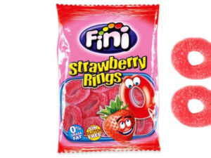 גומי טבעות תות חמוץ - <span class='eng'>FINI STRAWBERRY RINGS</span>