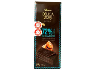 טבלת שוקולד מריר 72% איכותי עם קרמל ומלח ים  - <span class='eng'>BARON</span>