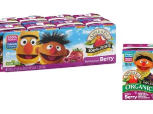 מארז 8 קרטוניות מיץ פירות יער אורגני  - <span class='eng'>Apple & Eve Bert & Ernie's Berry</span>