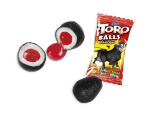 מסטיק ביצי שור במילוי מיץ - <span class='eng'>FINI EL TORO BALLS</span>