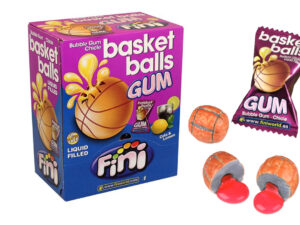 מסטיק כדורסל במילוי מיץ קולה לימון - <span class='eng'>FINI BASKETBALL GUM</span>