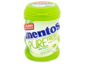 מסטיק מרענן בטעם מנטה ליים ללא סוכר - <span class='eng'>MENTOS PURE FRESH LIME</span>