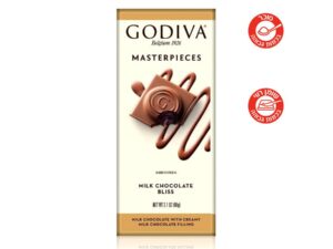 שוקולד חלב מעולה במילוי קרם גנאש שוקולד  - <span class='eng'>GODIVA MASTERPIECES</span>
