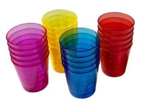 20 כוסות צ'ייסר צבעוניות