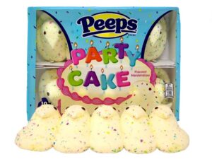 10 אפרוחי מרשמלו עוגת יומולדת - PEEPS