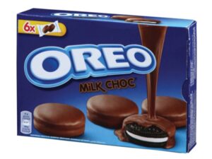 עוגיות OREO פאדג' בציפוי שוקולד חלב