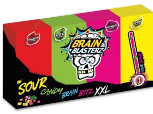 סוכריות חמוצות אקסטרה לארג' -Brain Blasterz Sour Candy Brain Bitz XXl