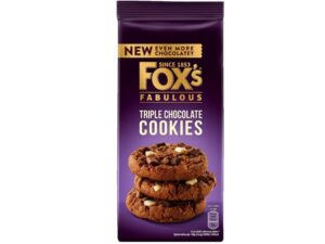 עוגיות עם  שבבי שוקולד  - Fox's Fabulous Triple Chocolate Cookies