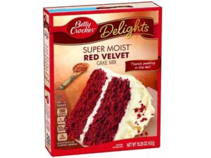 תערובת להכנת עוגת רד וולווט -Betty Crocker Super Moist Red Velvet Cake Mix