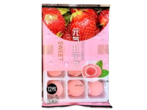 מוצ׳י במילוי תות -   BÁNH MOCHI NHÂN TRÁI CÂY KEM LẠNH TÚI
