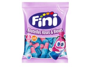 סוכריות גומי בקבוקונים מסוכרים   - FINI Bouteilles roses et bleues