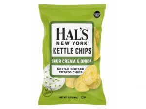 האלס חטיף תפוח אדמה בטעם שמנת חמוצה ובצל - HAL'S NEW YORK SOUR CREAM & ONION