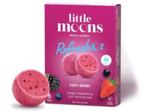 מוצ'י גלידה פירות יער - Little Moons Mochi Ice Cream Very Berry