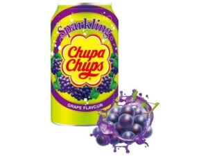 פחית משקה תוסס בטעם ענבים - CHUPA CHUPS GRAPE
