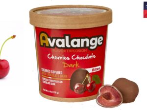 דובדבן מצופה שוקולד מריר - Avalange Cherry covered White & Dark chocolate