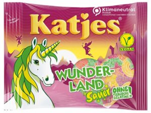 סוכריות גומי חד קרן חמוץ (סגול) - KATJES WUNDERLAND SAUER