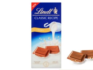 שוקולד חלב ופצפוצים  - Lindt Swiss classic CRISPY