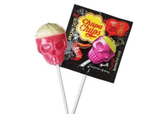 סוכריה על מקל בצורת גולגולת - CHUPA CHUPS