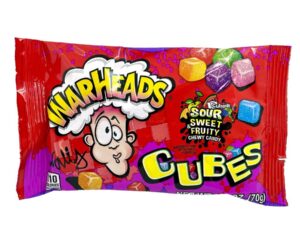 וורהדס קוביות חמוצות בשקית אישית - Warheads CUBES
