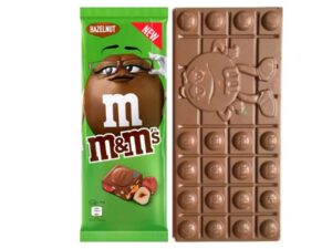 שוקולד  M&M'S HAZELNUT ירוק
