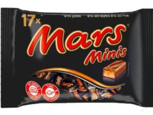 אריזה משפחתית חטיפי מיני שוקולד  מארס 333 גרם - MARS MINIS