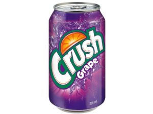 פחית משקה תוסס בטעם ענבים - Crush Grape