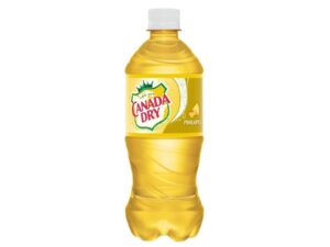 בקבוק משקה ג'ינג'ר אייל בטעם אננס - Canada Dry Ginger Ale Pineapple
