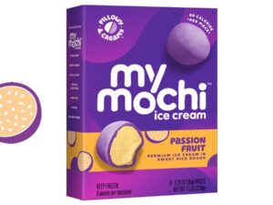 מוצ'י גלידה בטעם פסיפלורה  - My Mochi  Passion Fruit Ice Cream