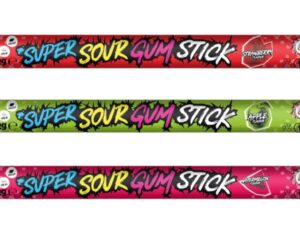 מקל מסטיק חמוץ - Brain Blasterz Super Sour Gum Stick