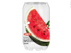 פחית מים מוגזים בטעם אבטיח - OKF SPARKLING WATERMELON
