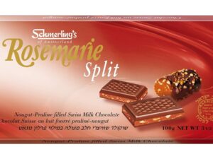 שוקולד רוזמרי חלב שוויצרי במילוי פרלין נוגט - Schmerlings Rosemarie Split