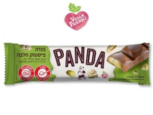 חטיף בטעם שוקולד חלב במילוי קרם פיסטוק חלבה - פנדה