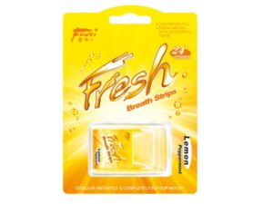 ממתק לרענון הפה בטעם מנטה לימון - FRESH צהוב