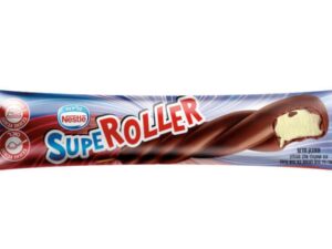 סופר רולר - שלגון וניל בציפוי שוקולד
