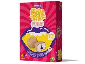 כדורי בצק עוגיות במילוי גלידת עוגת גבינה ICENACK Cookie Bites Cheesecake