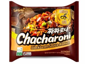 נודלס בטעם שעועית שחורה בשקית - Samyang Chacharoni