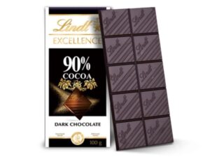 שוקולד מריר 90% - Lindt Excellence Dark Chocolate
