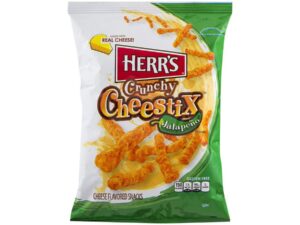 חטיף אצבעות גבינה וחלפיניו - HERR'S CRUNCHY CHEESTIX JALAPENO