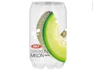פחית מים מוגזים בטעם מלון - OKF SPARKLING MELON