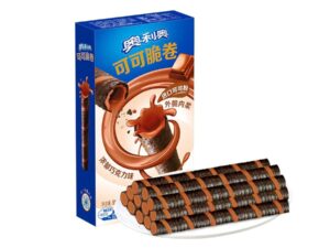 גליליות שוקו במילוי קרם שוקו - Oreo Wafer Rolls Chocolate